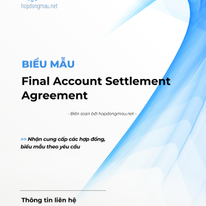 Thỏa thuận quyết toán hợp đồng