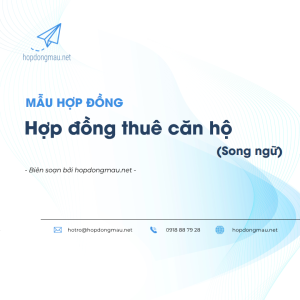 Hợp đồng thuê căn hộ (Song ngữ)