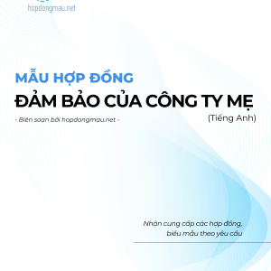 Đảm bảo của Công ty mẹ (tiếng Anh)