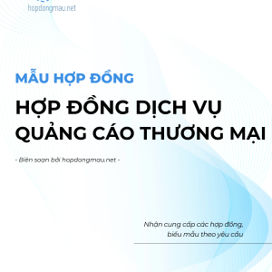 Hợp đồng Dịch vụ Quảng cáo Thương mại