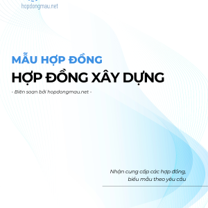 Hợp đồng xây dựng